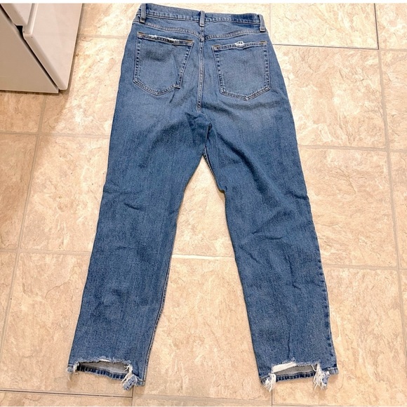 Women’s Abercrombie & Fitch The Ankle Straight Ultra High Rise Curve Love SZ 10 - Picture 2 of 3